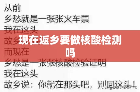 【现在返乡要做核酸检测吗,现在可以返乡回家吗】 【现在返乡要做核酸检测吗,现在可以返乡回家吗】