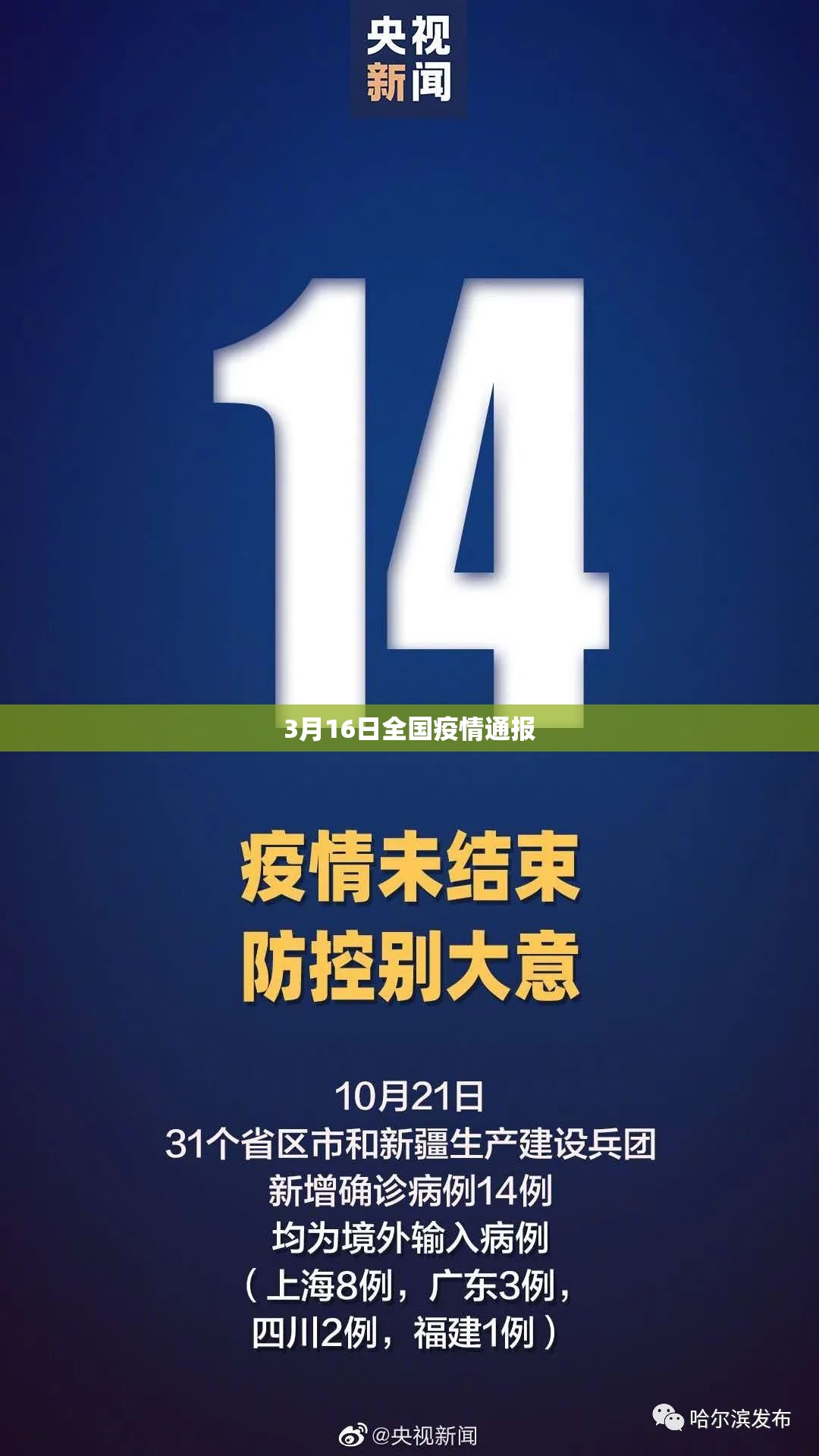 3月16日全国疫情通报/3月16日全国疫情通报最新消息 3月16日全国疫情通报/3月16日全国疫情通报最新消息