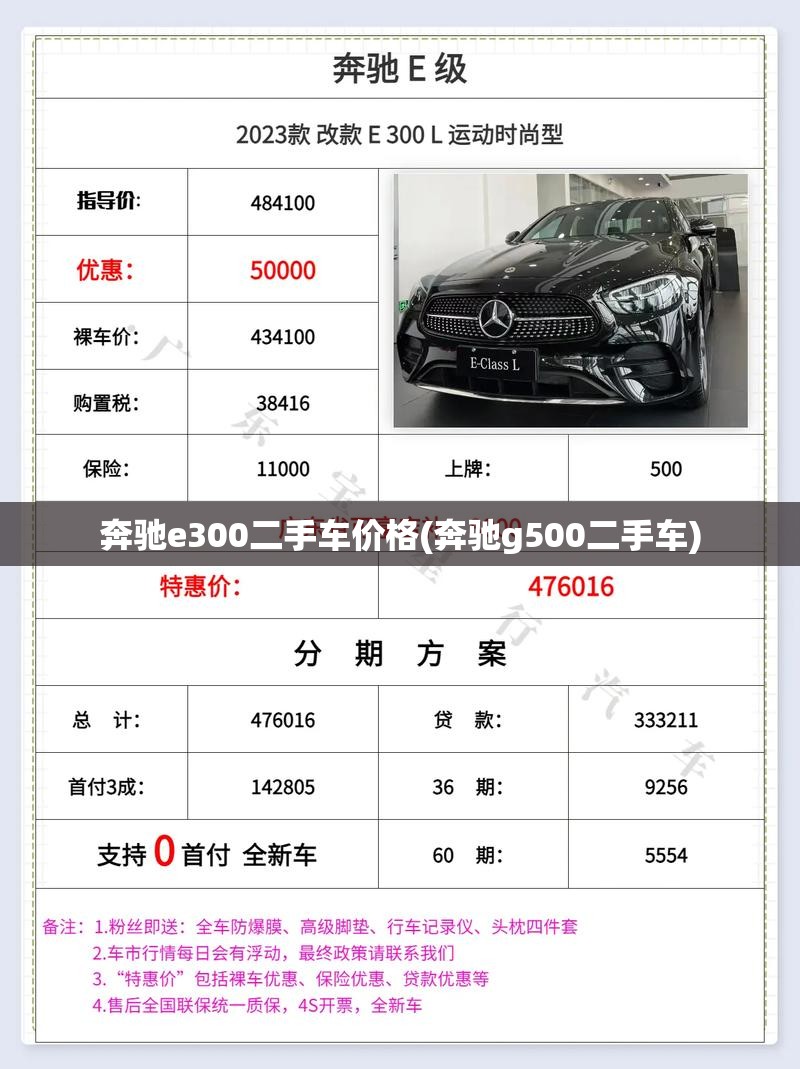 奔驰e300二手车价格(奔驰g500二手车)