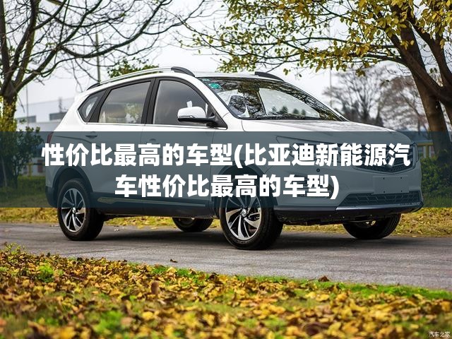 性价比最高的车型(比亚迪新能源汽车性价比最高的车型)