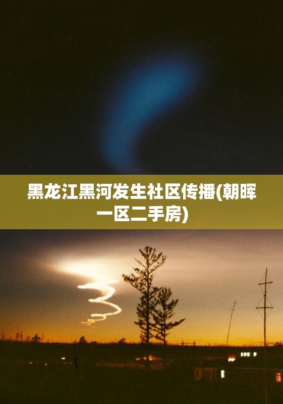 黑龙江黑河发生社区传播(朝晖一区二手房)