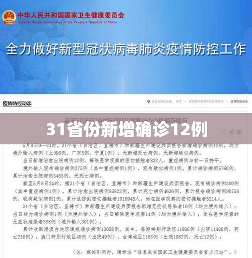 31省份新增确诊12例/31省区市新增本土确诊30例 31省份新增确诊12例/31省区市新增本土确诊30例