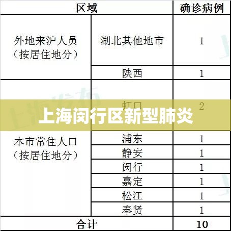 上海闵行区新型肺炎/上海闵行最新预报