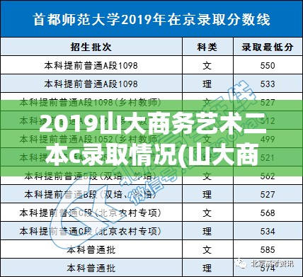 2019山大商务艺术二本c录取情况(山大商学院2026年分数) 2019山大商务艺术二本c录取情况(山大商学院2026年分数)