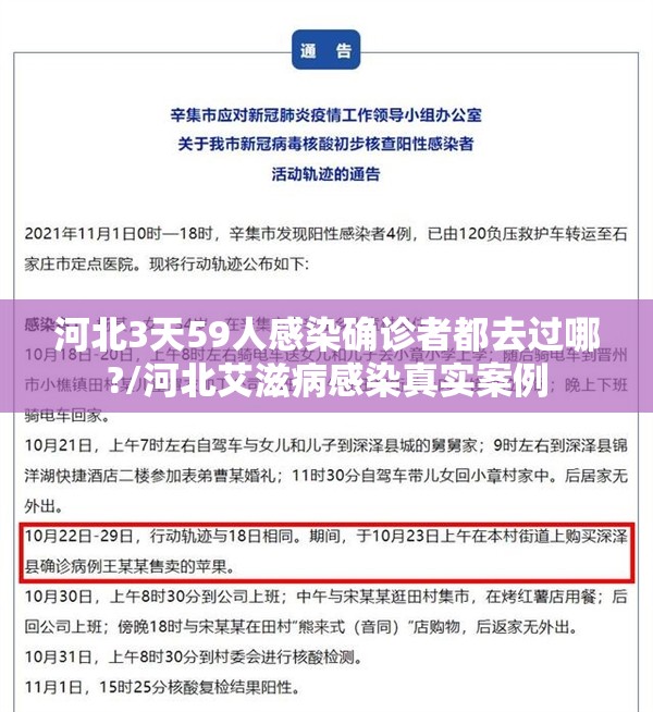 河北3天59人感染确诊者都去过哪?/河北艾滋病感染真实案例