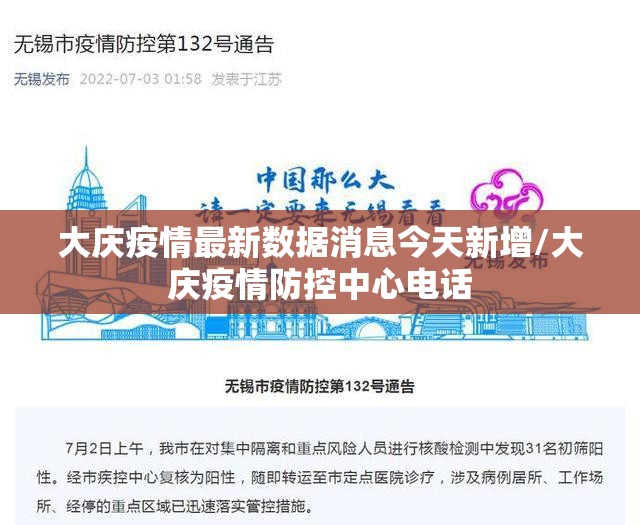 大庆疫情最新数据消息今天新增/大庆疫情防控中心电话 大庆疫情最新数据消息今天新增/大庆疫情防控中心电话