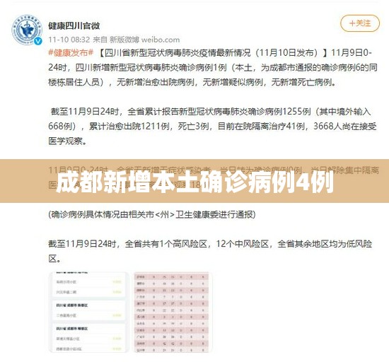 成都新增本土确诊病例4例(成都新增104条严格管理路段) 成都新增本土确诊病例4例(成都新增104条严格管理路段)