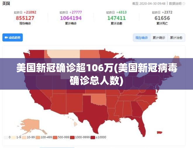 美国新冠确诊超106万(美国新冠病毒确诊总人数)