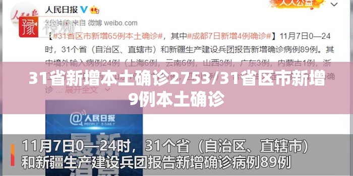 31省新增本土确诊2753/31省区市新增9例本土确诊