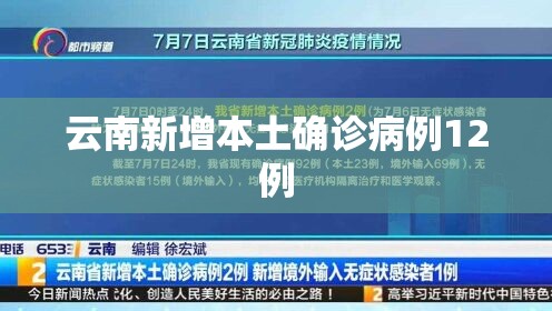 【云南新增本土确诊病例12例,2026云南新冠病毒最新消情况】