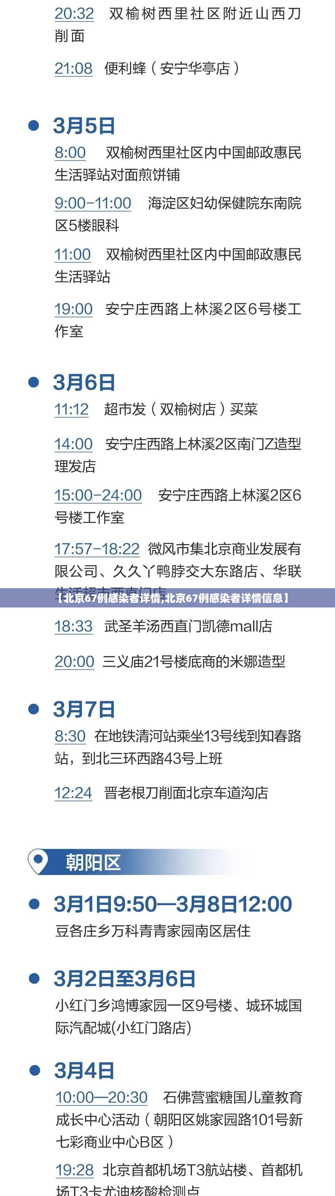 【北京67例感染者详情,北京67例感染者详情信息】