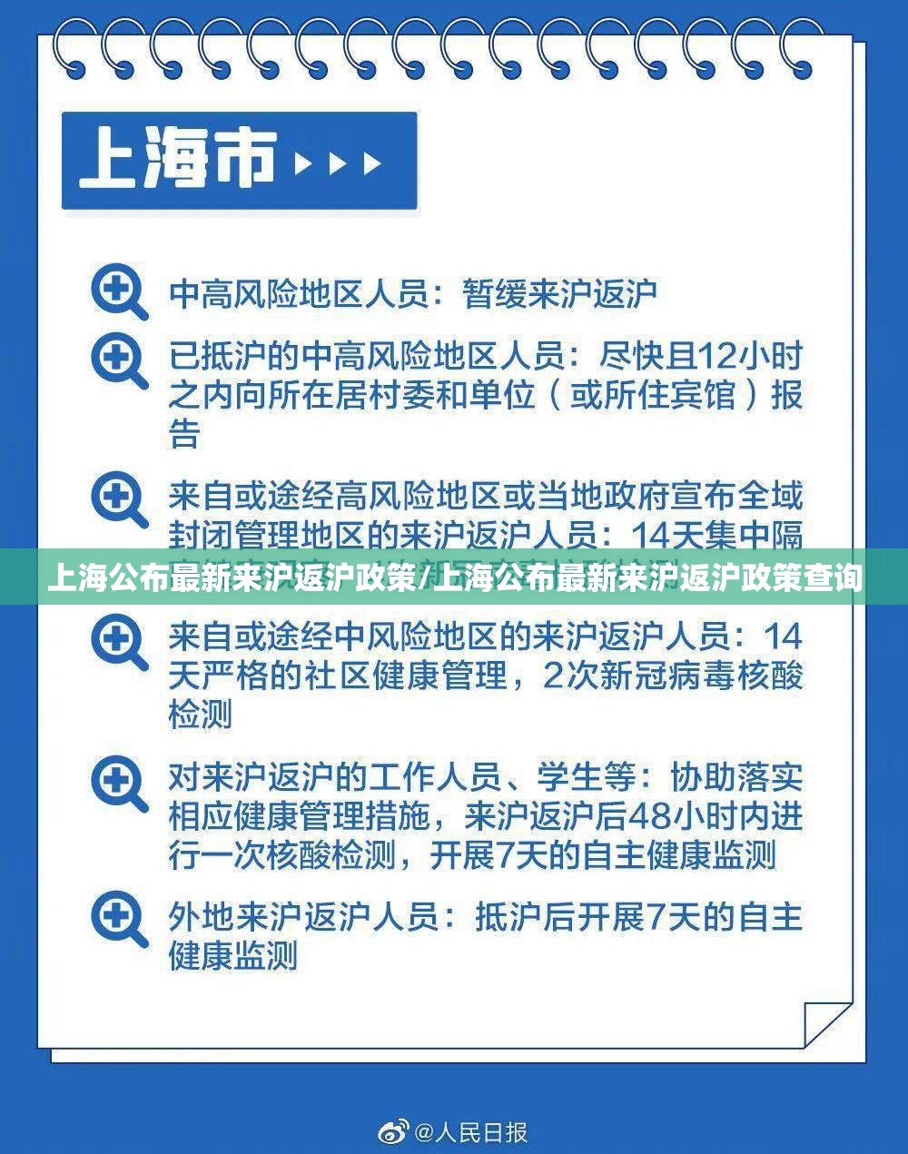 上海公布最新来沪返沪政策/上海公布最新来沪返沪政策查询